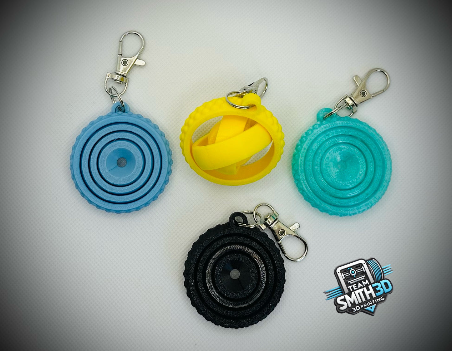 Fidget Spinner Keychain