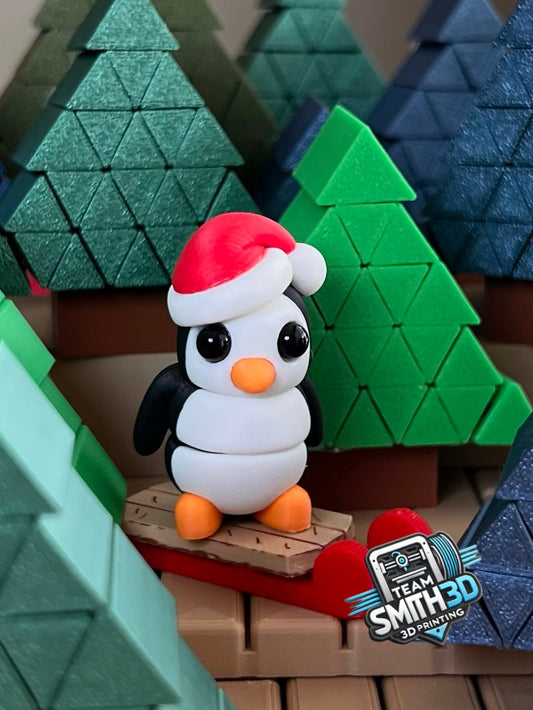 Christmas Penguin Magnet